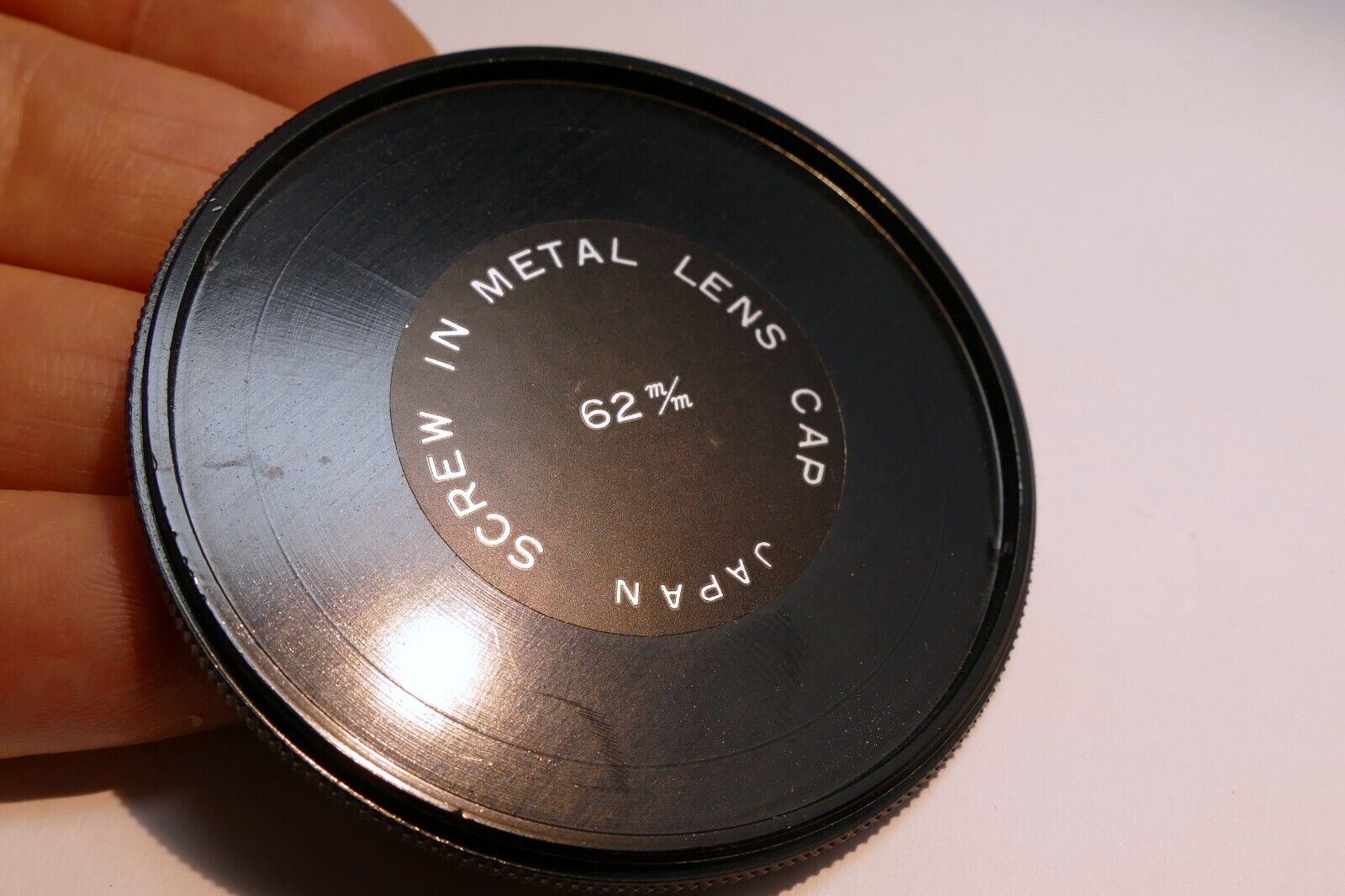 Metal 62mm Lens Front Cap threaded for filter stacking