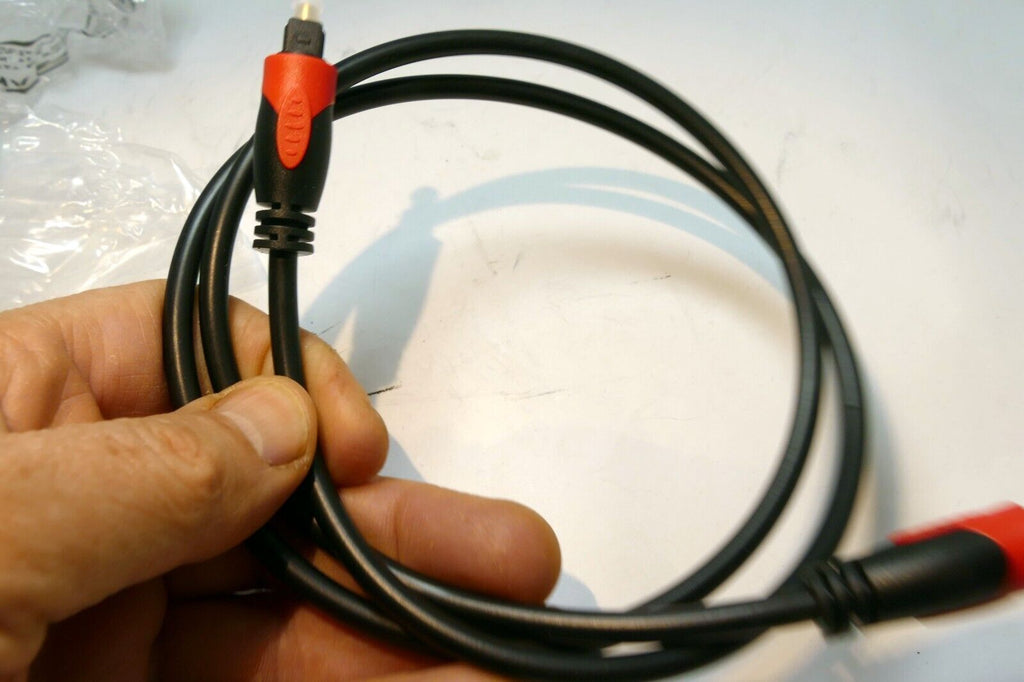 Optical Cable Digital Audio Sound Fiber Optic SPDIF Cord Wire 34" long