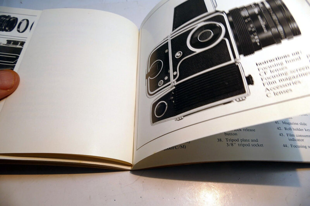 Hasselblad 500 C/M EL/M SWC  Camera Manual Instruction Guide - English - OEM