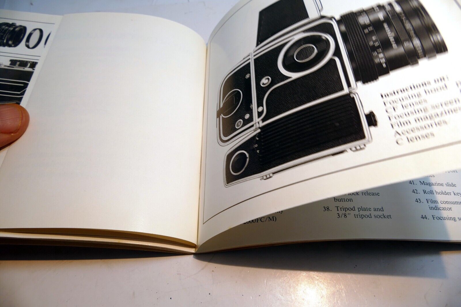 Hasselblad 500 C/M EL/M SWC  Camera Manual Instruction Guide - English - OEM