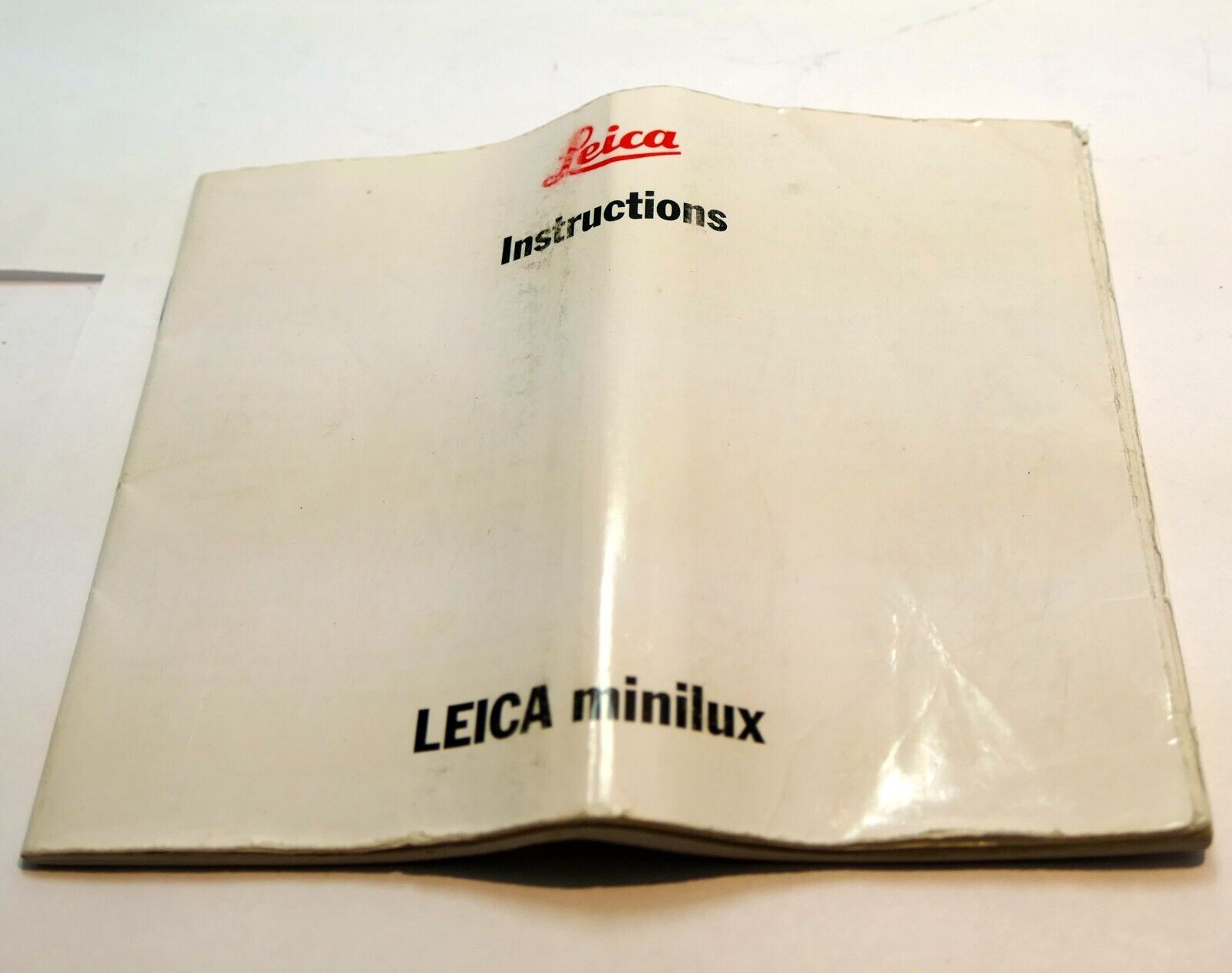 Leica Minilux 40mm f2.4 camera Manual Instruction Guide  Book  OEM Genuine