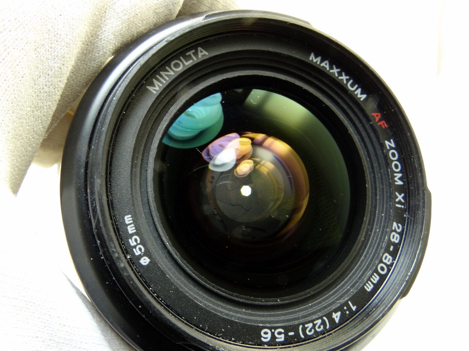 Konica Minolta AF XI 28-80mm f4-5.6 Lens (aperture blades stuck w/ oil) -  Parts