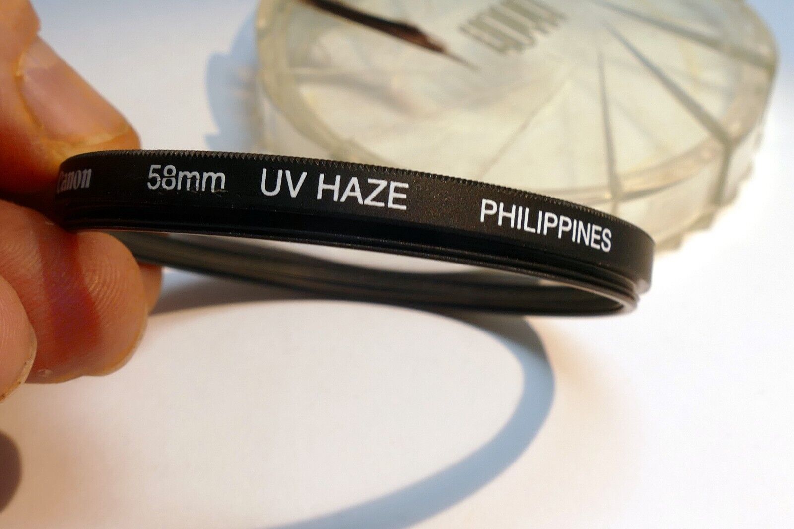 Canon 58mm Lens Filter UV Haze threaded - genuine OEM EOS 18-55mm