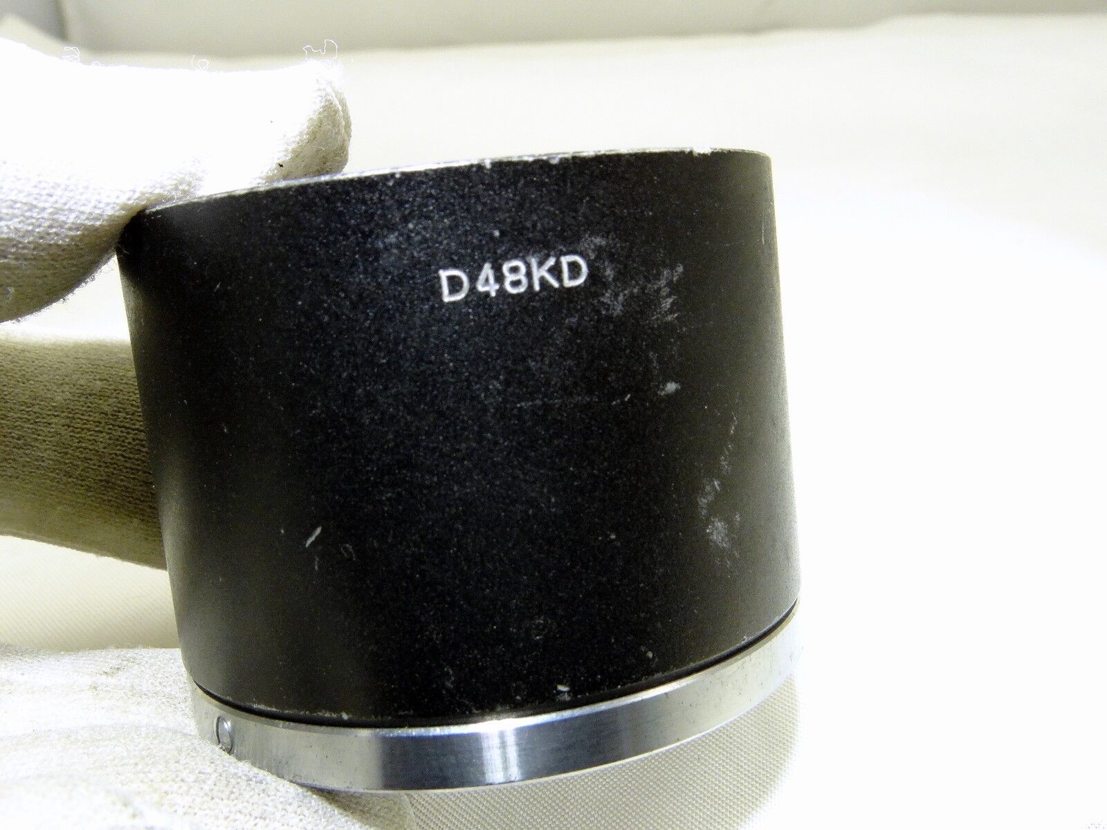 Lens hood Metal Minolta D48KD for 100mm f4  135mm f4.0 TC SR 46mm slip on type