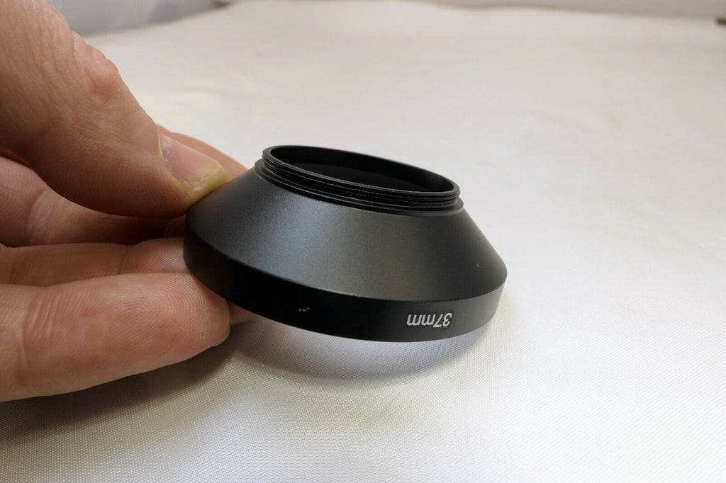 37mm Metal Sturdy LENS hood Wide Angle for  screw w/ threaded in front rim 58mm