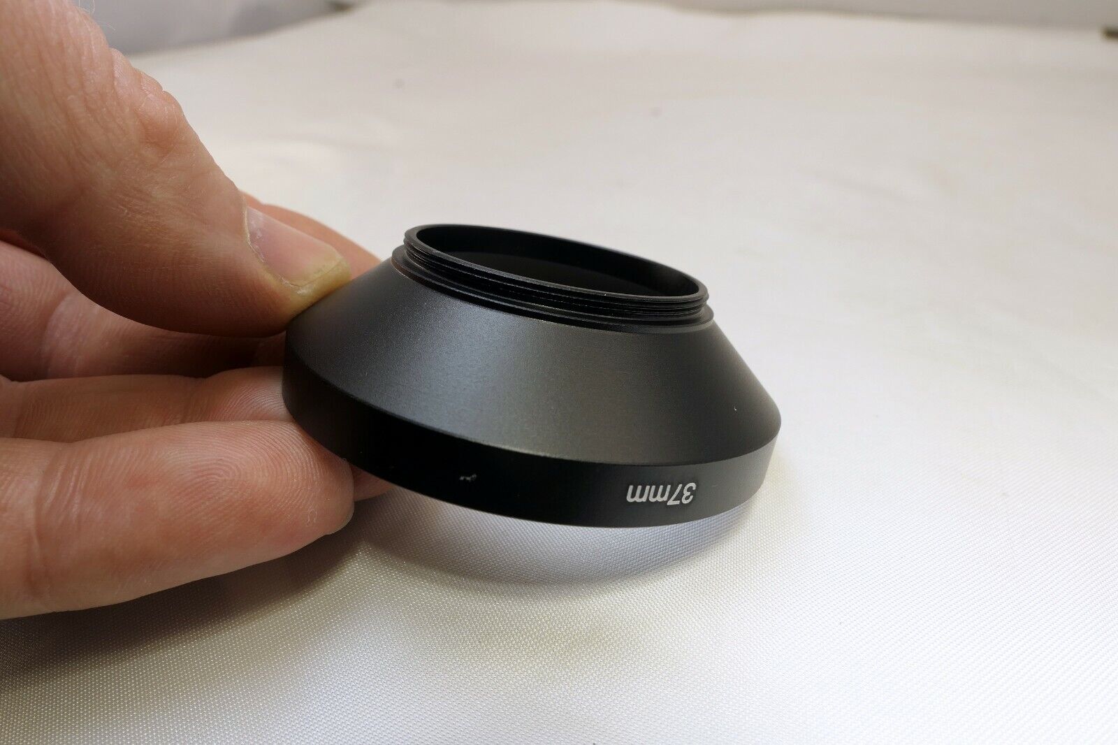 37mm Metal Sturdy LENS hood Wide Angle for  screw w/ threaded in front rim 58mm