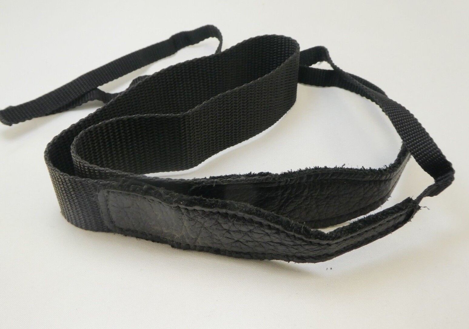 2cm wide Black Neck Shoulder Strap for cameras missing buckles and plastic loops