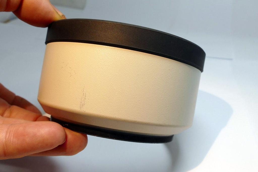 75mm Plastic Lens hood shade threaded screw in for 300mm 400mm telephoto