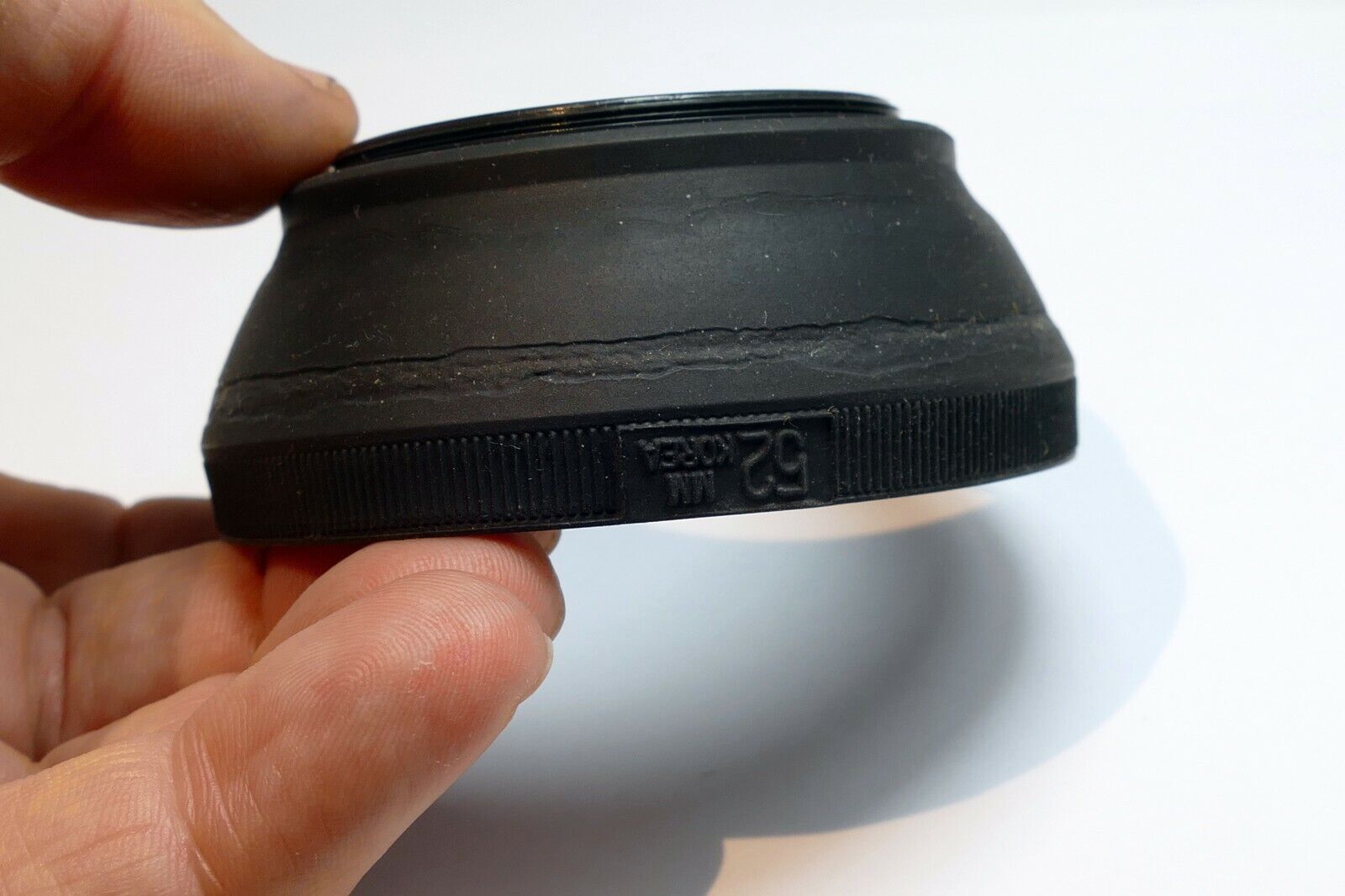 52mm Rubber Lens Hood Shade screw in type collapsible double threaded