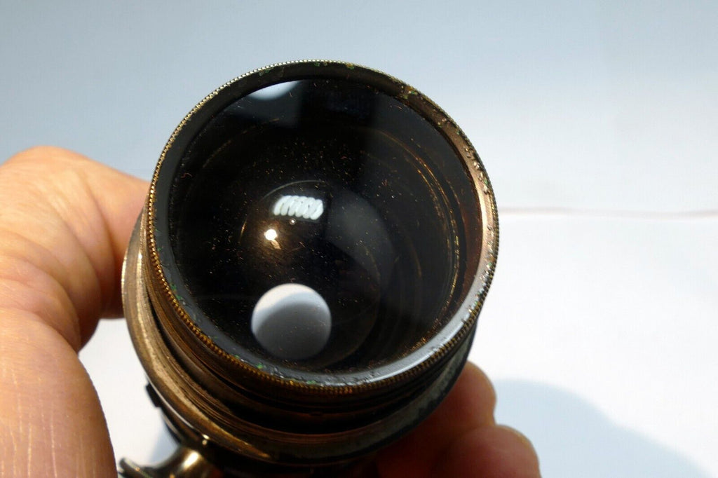 Goerz Berlin 60mm Tele Lens brass lens with focusing tube IIIa