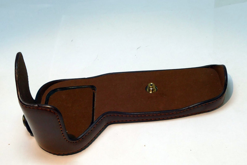 Lower Half Case for  Sony ZV-E10 digital camera brown