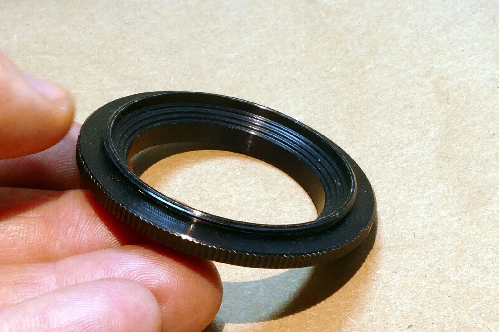 Mamiya / Pentax m42 Camera mount adapter Ring to 49mm Reverse macro - Genuine