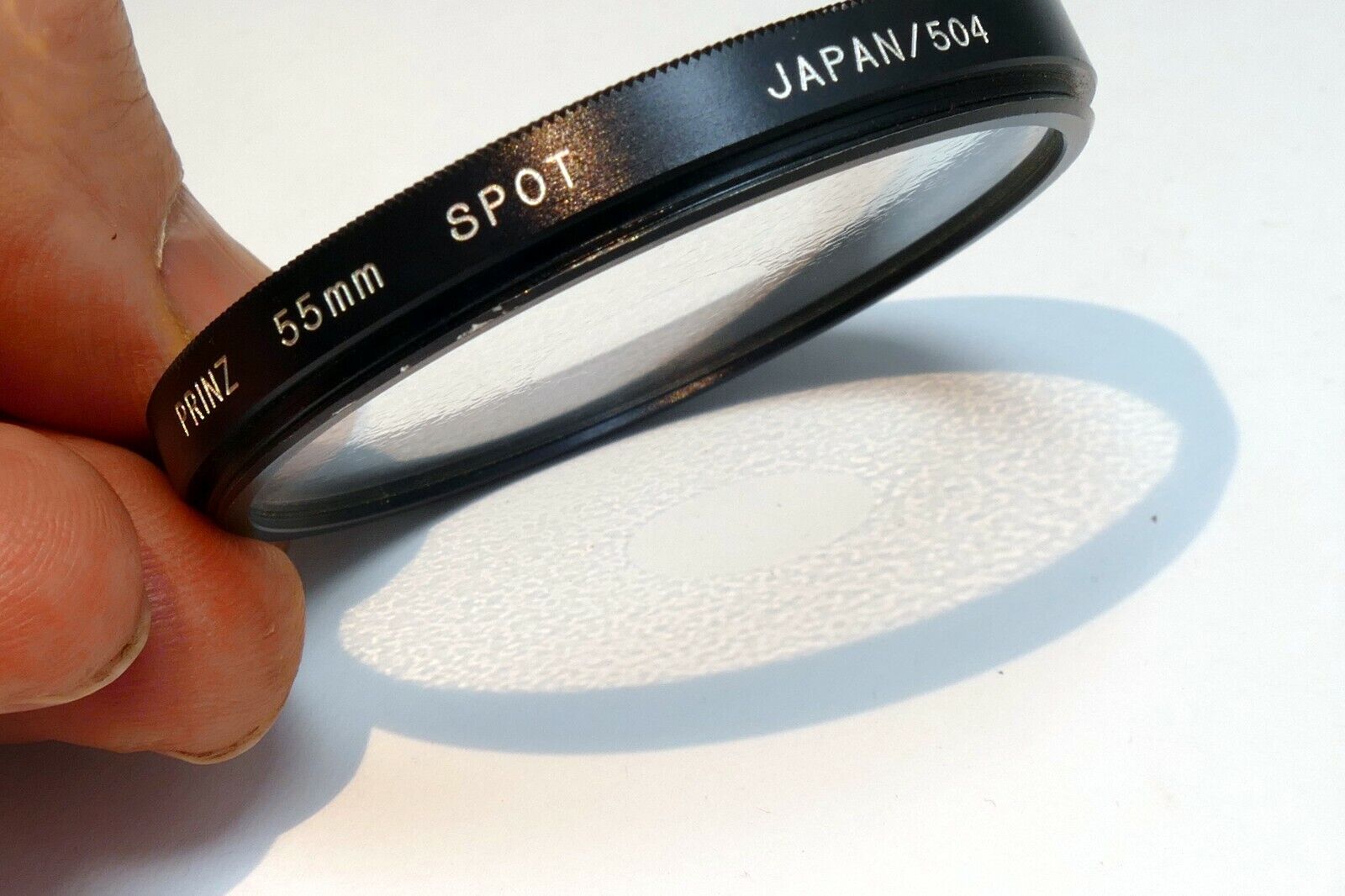 Prinz Spot  55mm Filter 1cm Center clear Diffuser Bokeh for portraiture