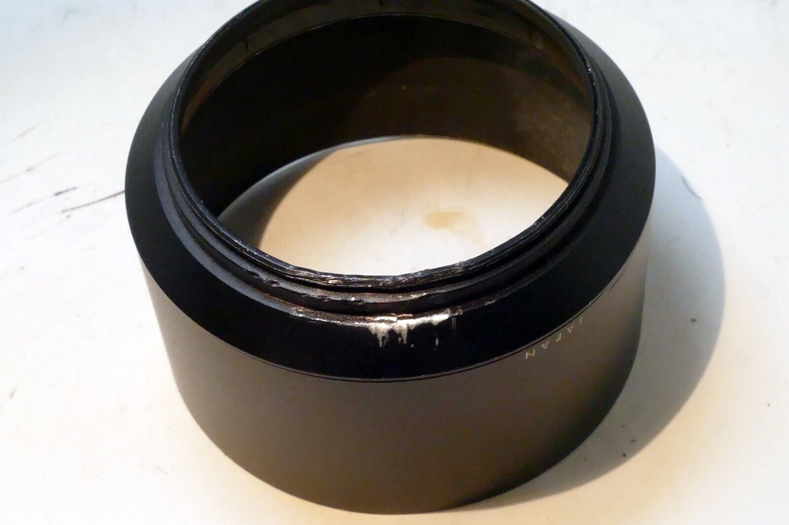 55mm Lens Hood Shade for Miranda 135mm f2.8 13.5cm Metal DAMAGED FOR PARTS AS IS