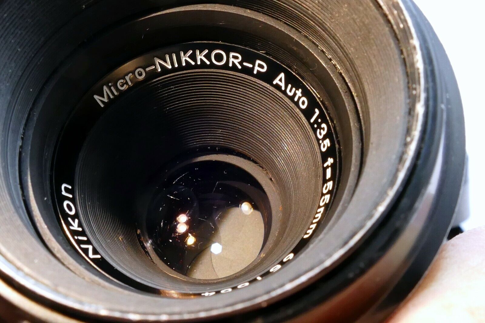 Nikon 55mm f3.5 Micro-Nikkor-P lens Non Ai close-up Non Ai F mount