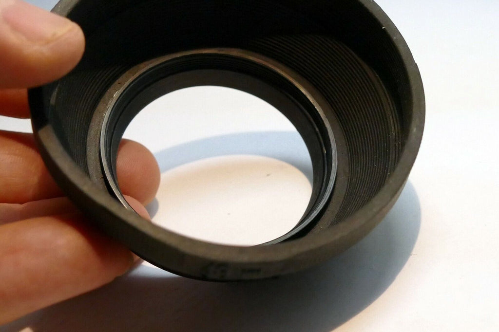 49mm rubber lens hood shade for medium telephoto 85mm 100mm  lenses