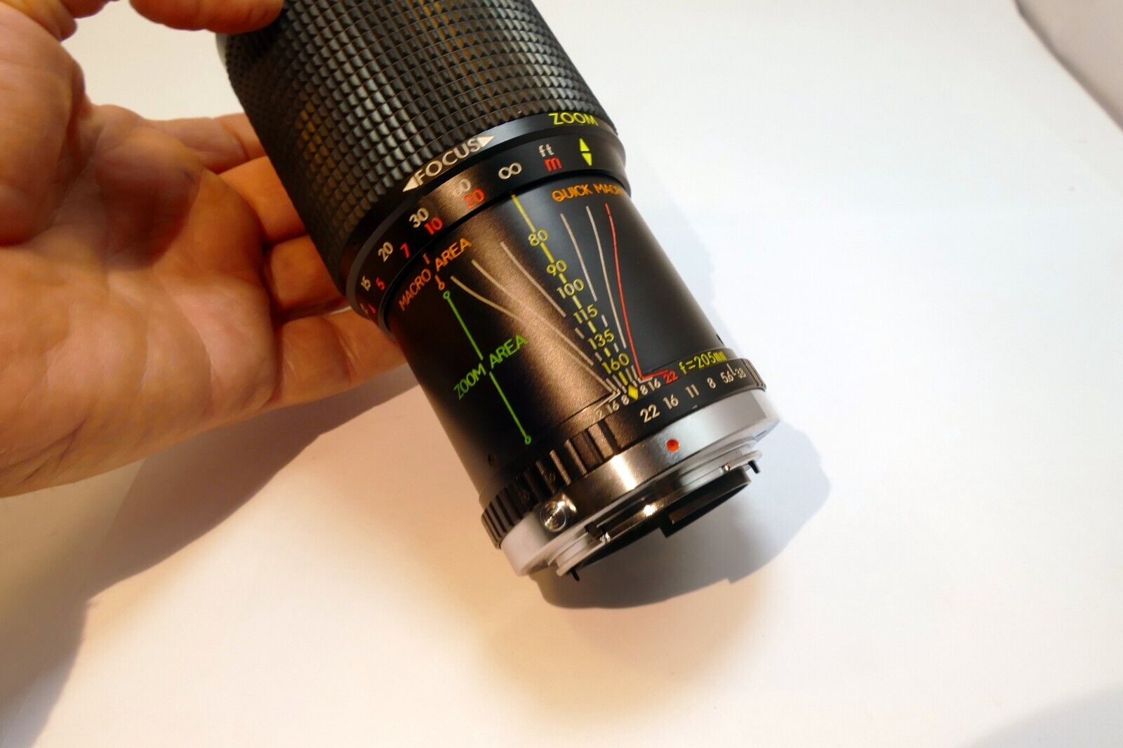 Promaster 80-205mm f3.8  lens with FUNGUS for Olympus OM (AS IS Parts or Repair)