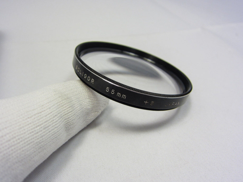 Used SOLIGOR 55mm +3 N0.3 Close-Up Macro  Lens Filter Made in Japan N103060