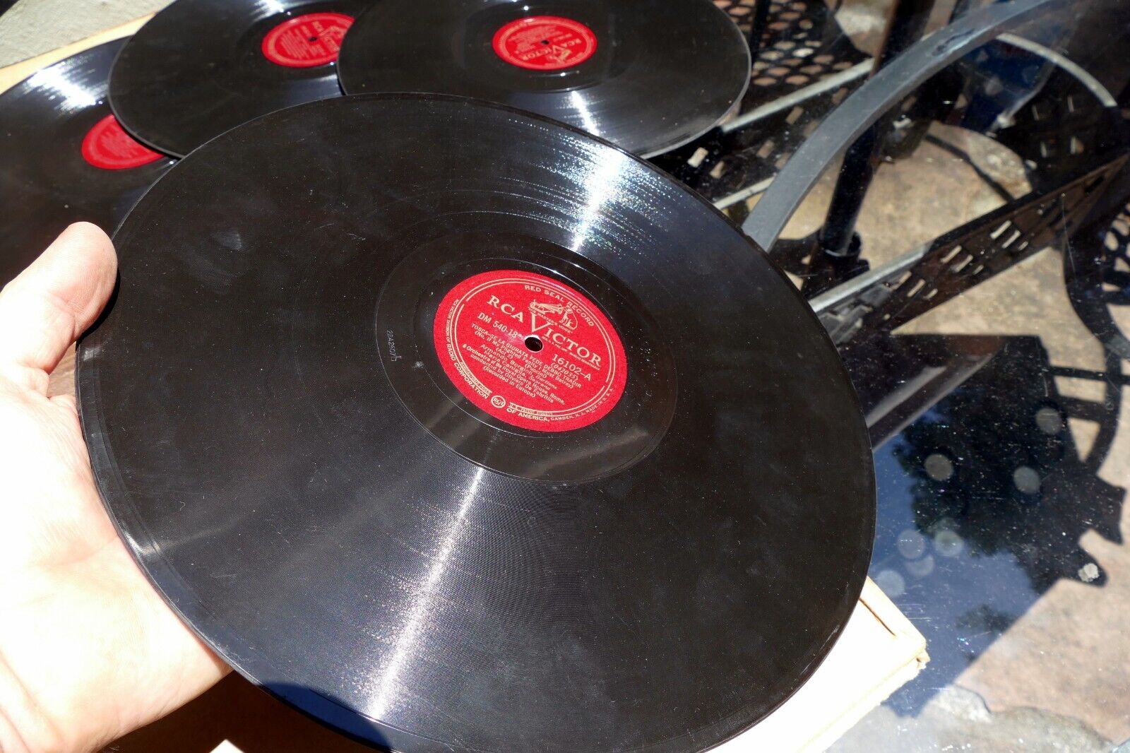 12" 78 RPM Record Set-(7)-Tosca Volume II-Puccini/Set DM-540/Gigli/Fabritiis