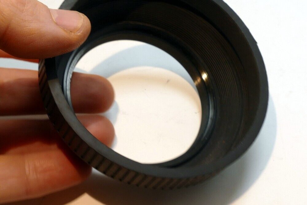 67mm Rubber Collapsible Lens Hood Shade wide angle double threaded screw in