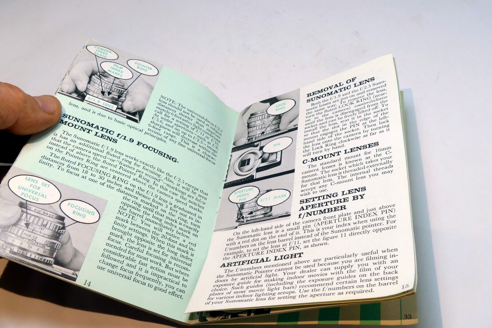 Bell & Howell 240 16mm Owner's manual  Instruction Guide E English