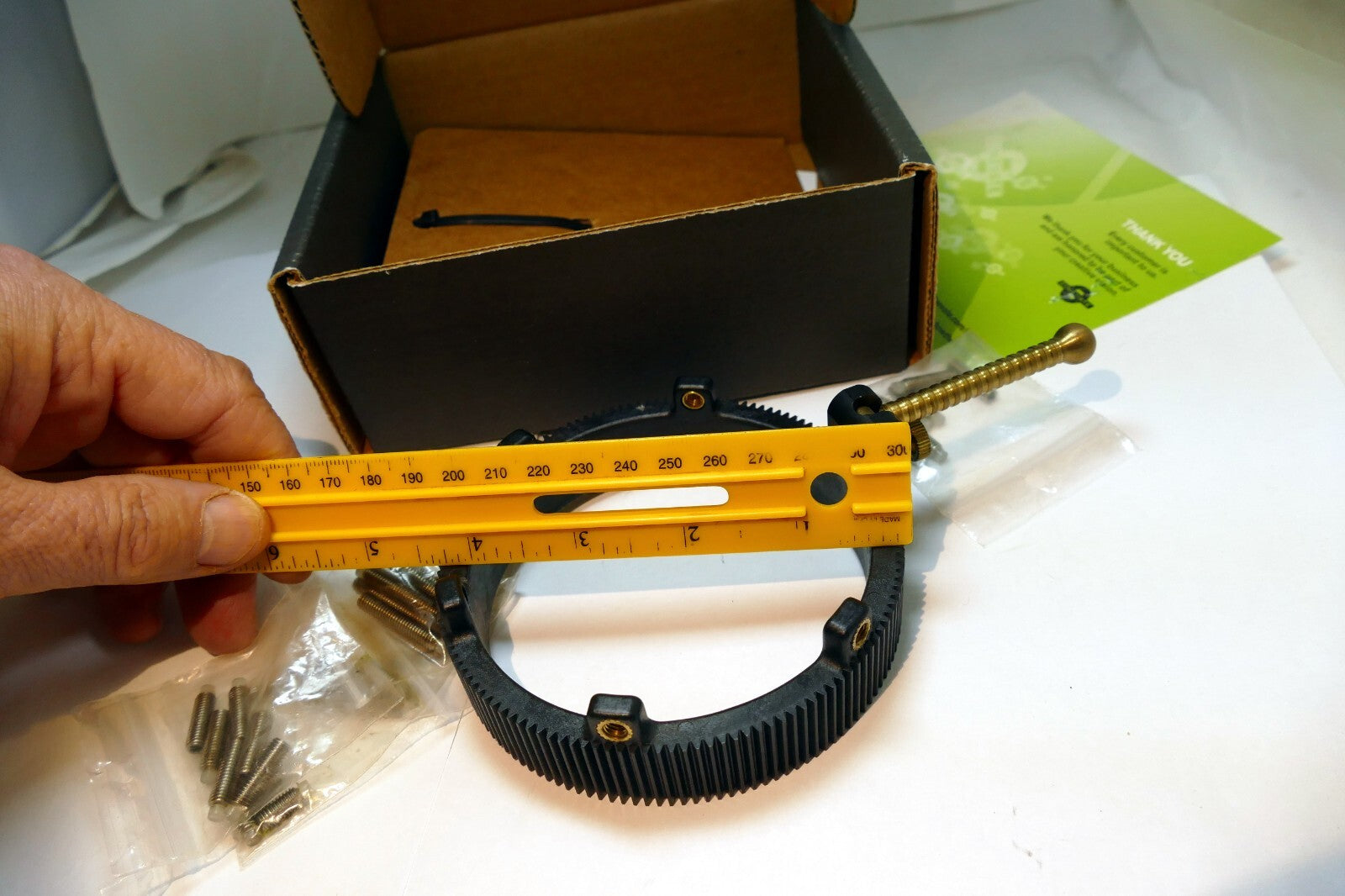 Cinevate Articulating Grip, Gear Ring for lens