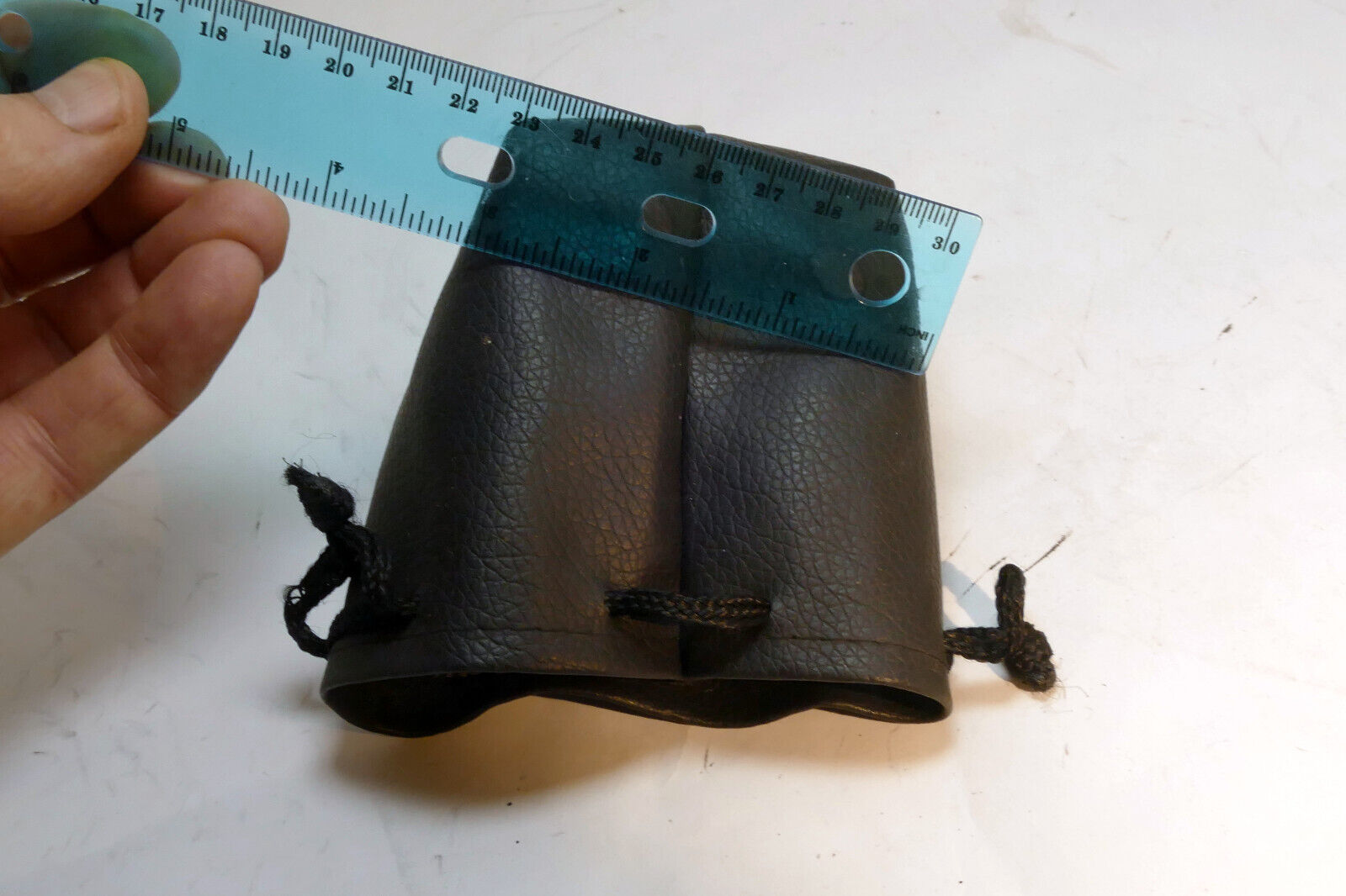 Case 2.5X2.5" for small AUX lens 52mm 49mm drawstring