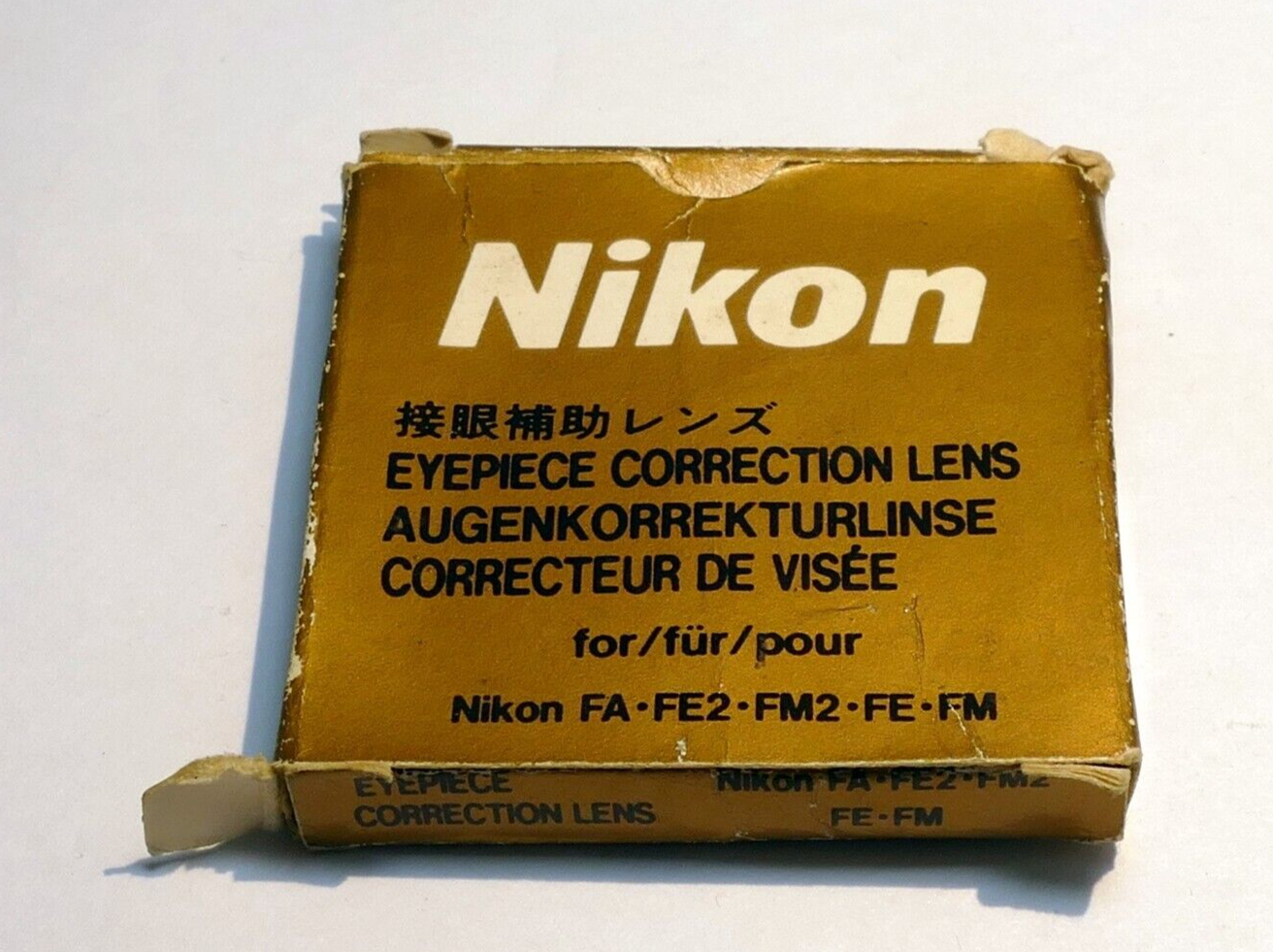 Empty Box (only)  for  Nikon eyepiece correction lens