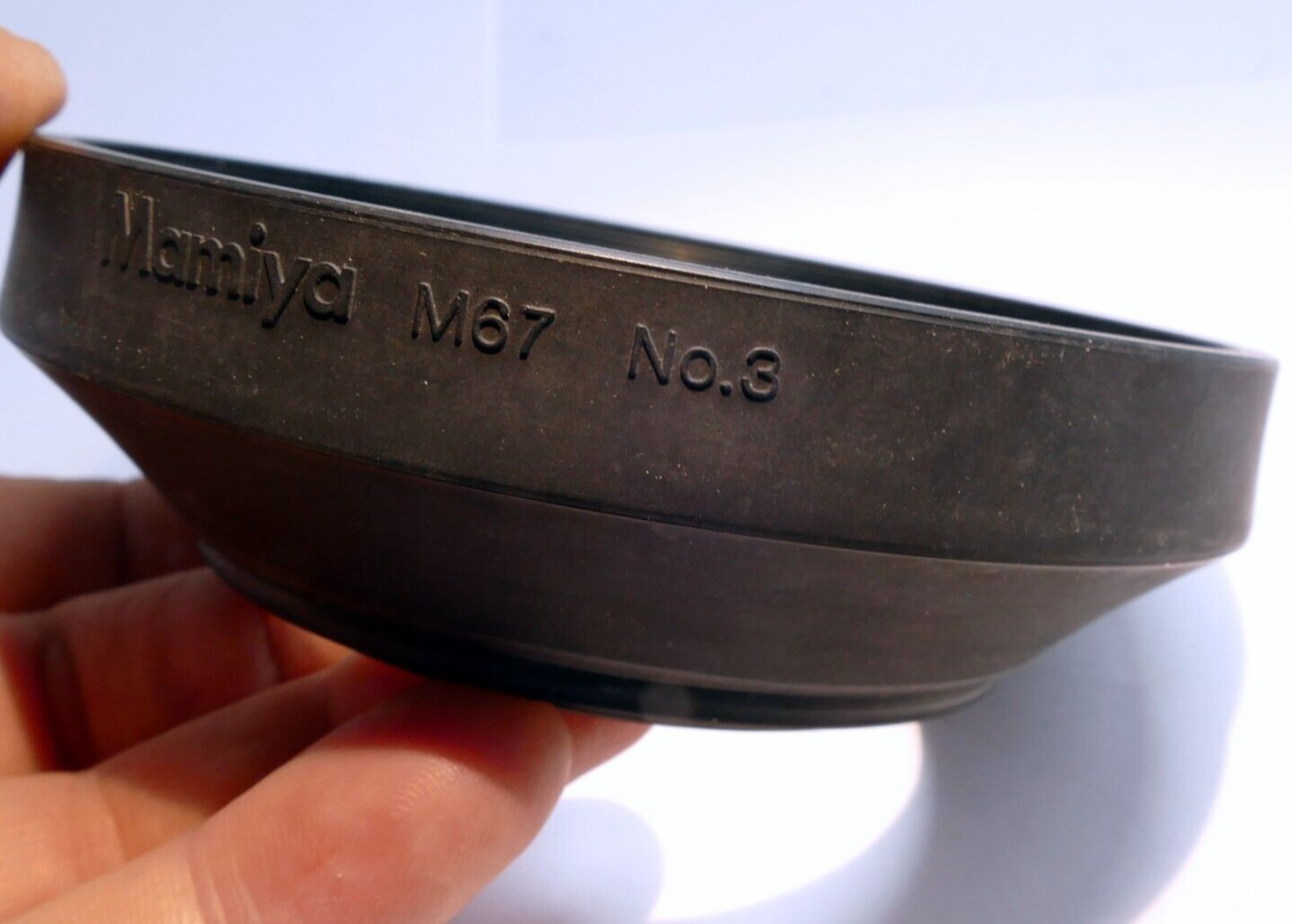 67mm Mamiya Sekor Lens Hood Shade No 3 Rigid rim for 645 45mm f2.8 C