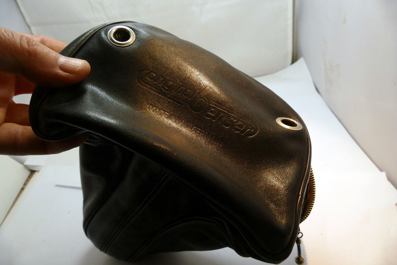 Original Benser Leather Soft Camera Case Germany for Leica M3 long nose 70-210mm