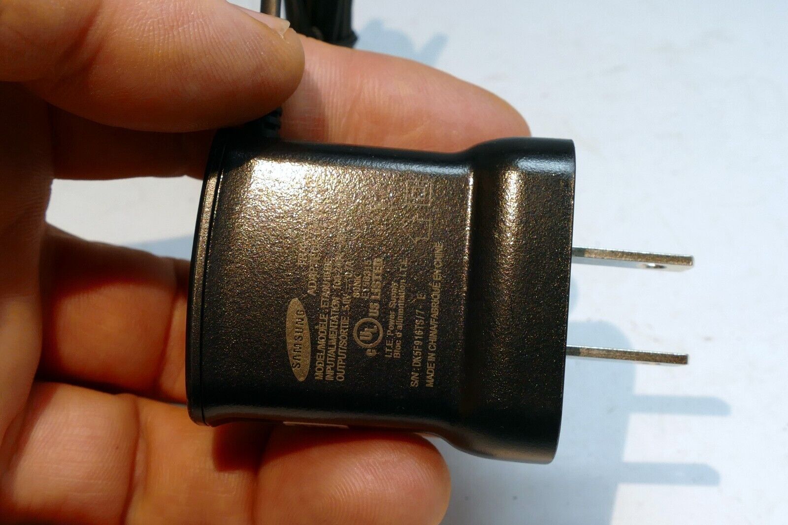 Samsung ETA-0U10JBE US Wall Quick  Charger with USB-micro B Cable - Genuine OEM