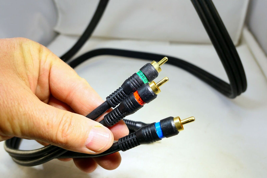 Gold Plated Shielded 1080i HD RGB YPbPr HiDef Long Component Video Cable PRO 2M