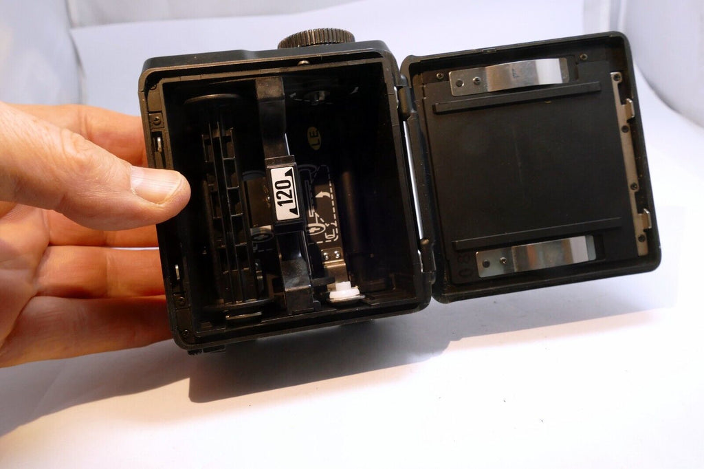 Mamiya 645 Pro / Super / TL Camera Late 120 Film Back Blue Tab AS IS