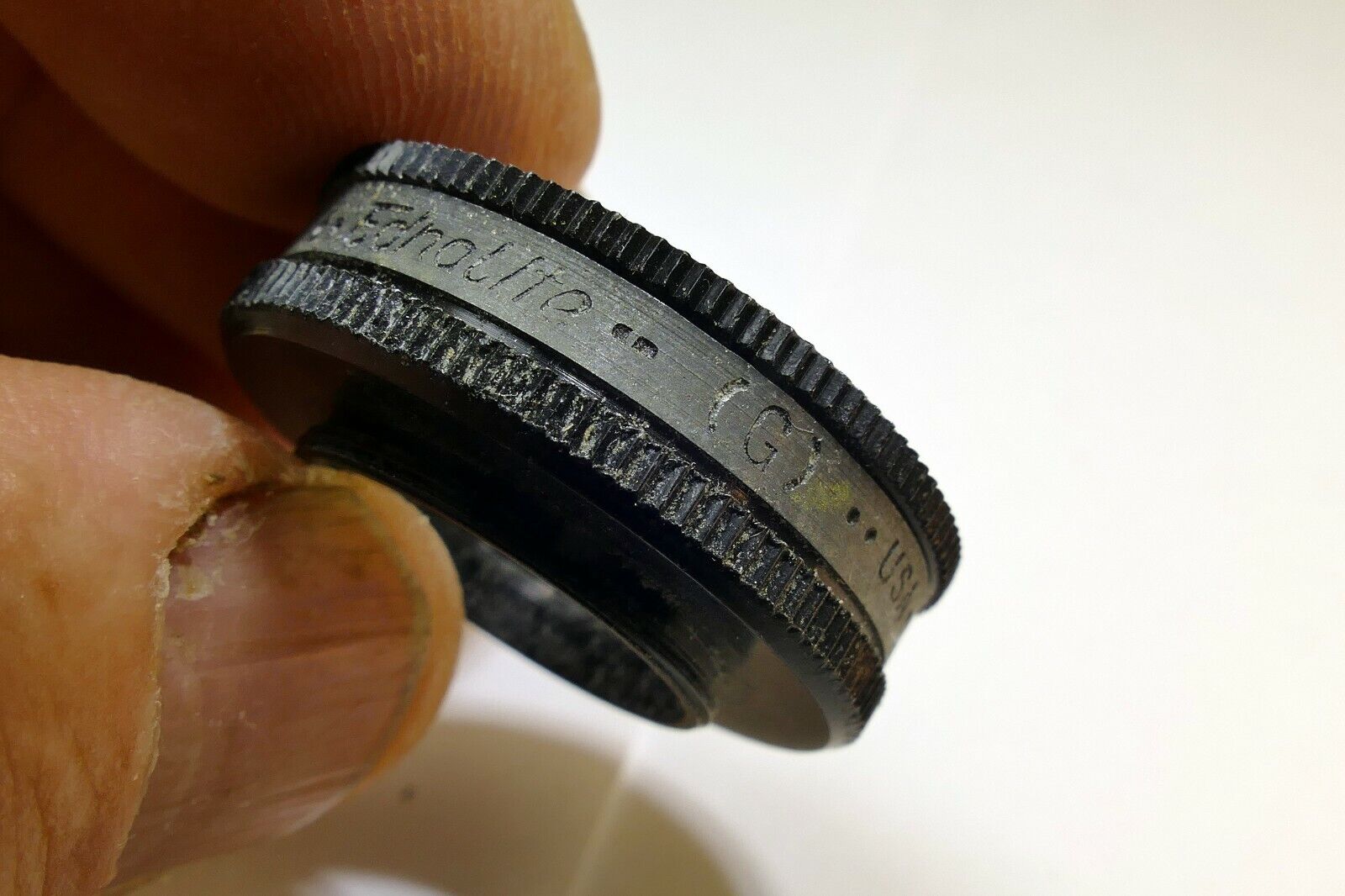 Ednalite G series IV 4 Filter holder  w/ retaining ring 19mm screw in  type