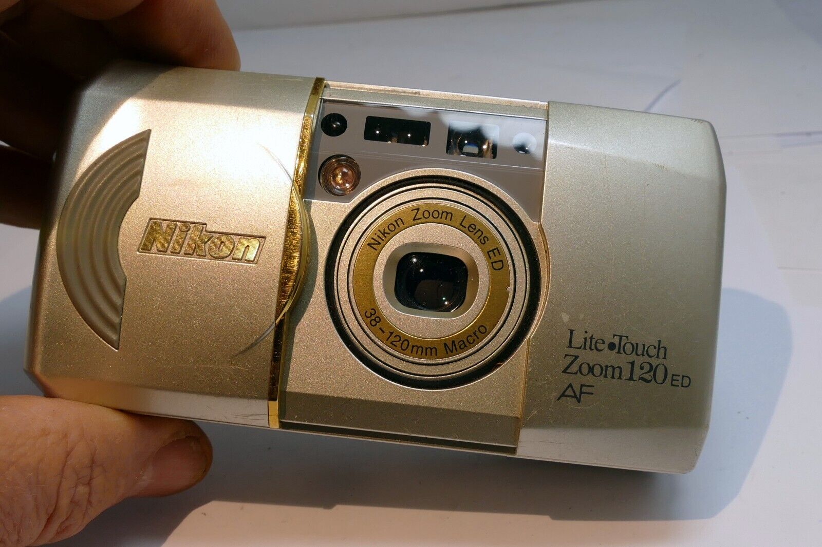 Nikon Lite Touch Zoom 120 ED AF Film Camera - Untested AS IS as found
