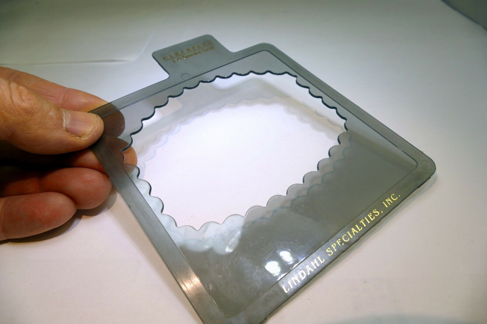 Large Horizontal Group Lindahl Smoke Gray Vignette 4.5X4.5" Clearflex 