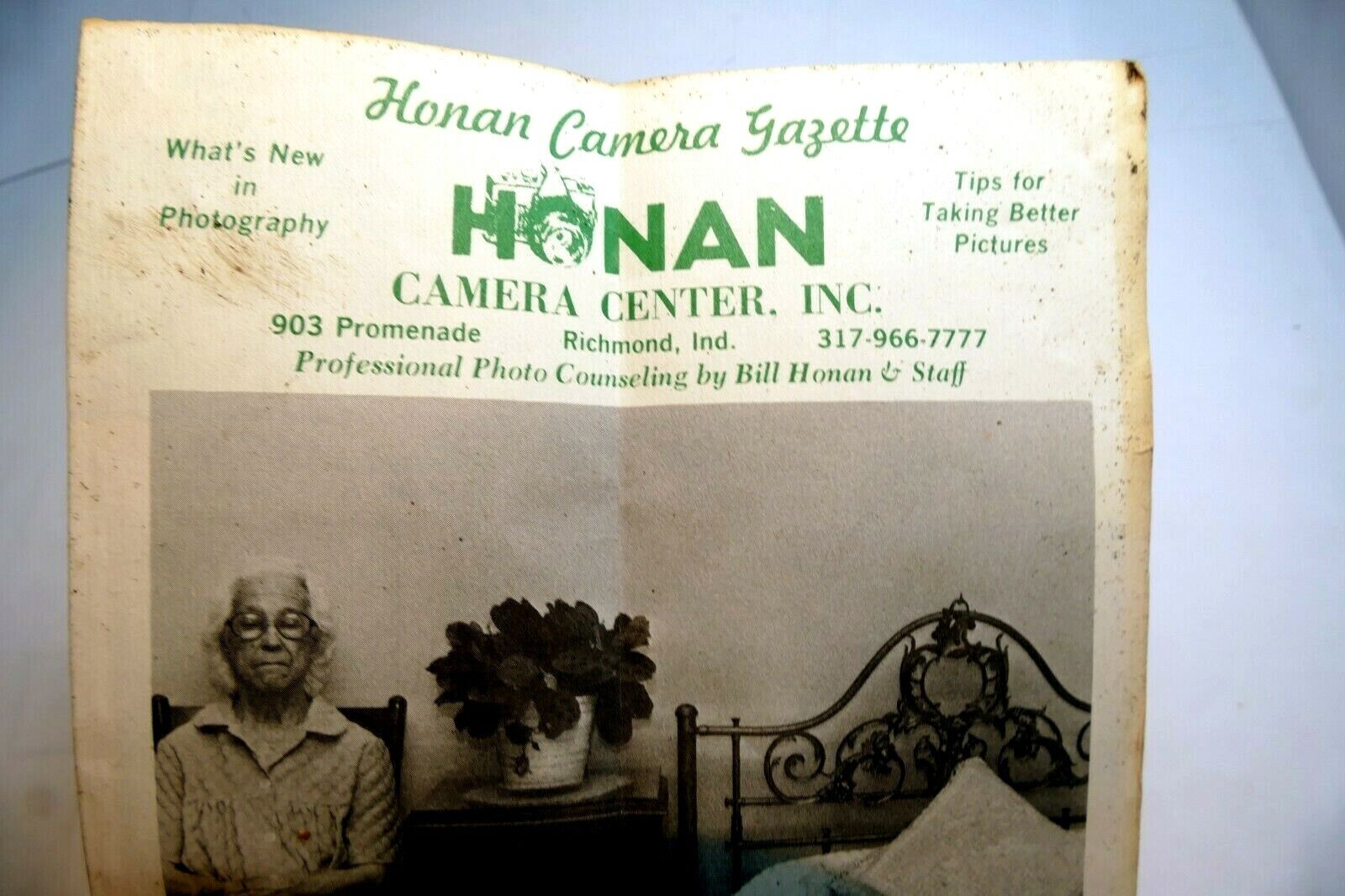 Honan Camera Gazette vintage 1980's tips for better pictures