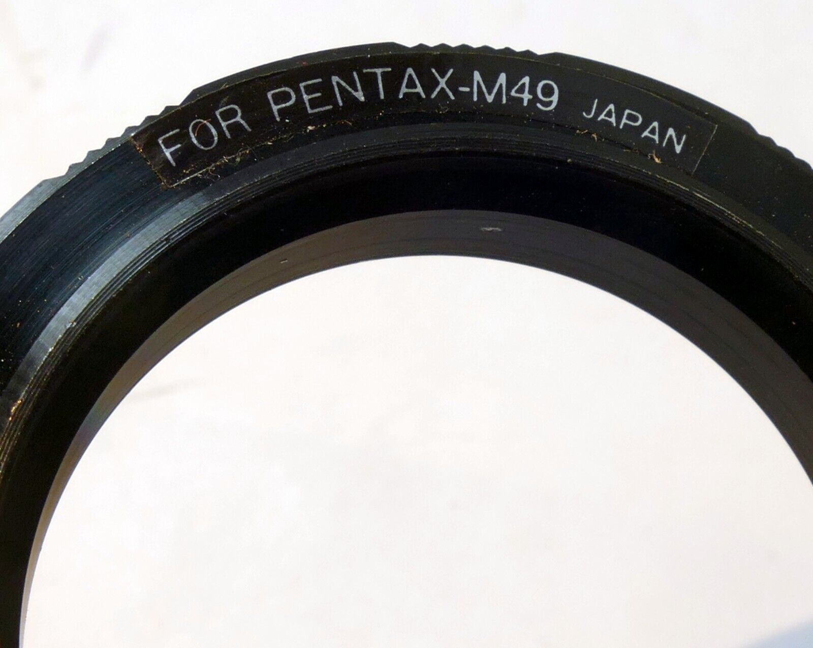 49mm threaded - to Pentax K Macro Reverse Metal Adapter Ring PK for close-up