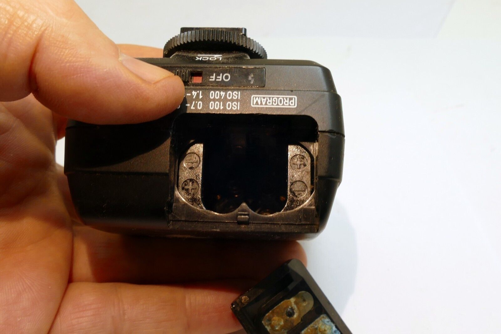 Minolta Maxxum 1800 AF flash - not working corrosion - AS IS parts