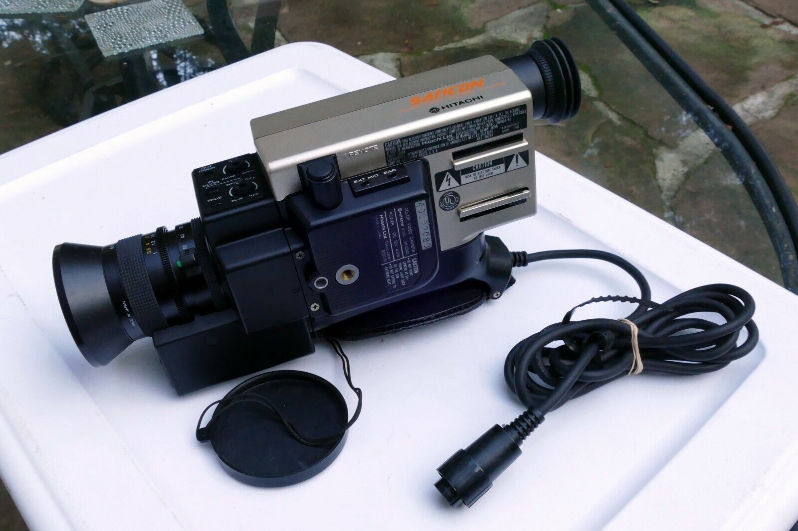 Hitachi VK-C840 Color Video camera 8.5-51mm f1.2 lens  - AS IS not tested