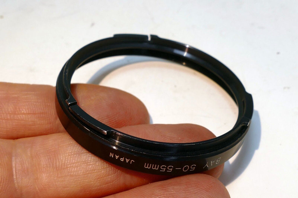B50 BAY57 Hasselblad V Bayonet Filter Adapter to 55mm threaded ring