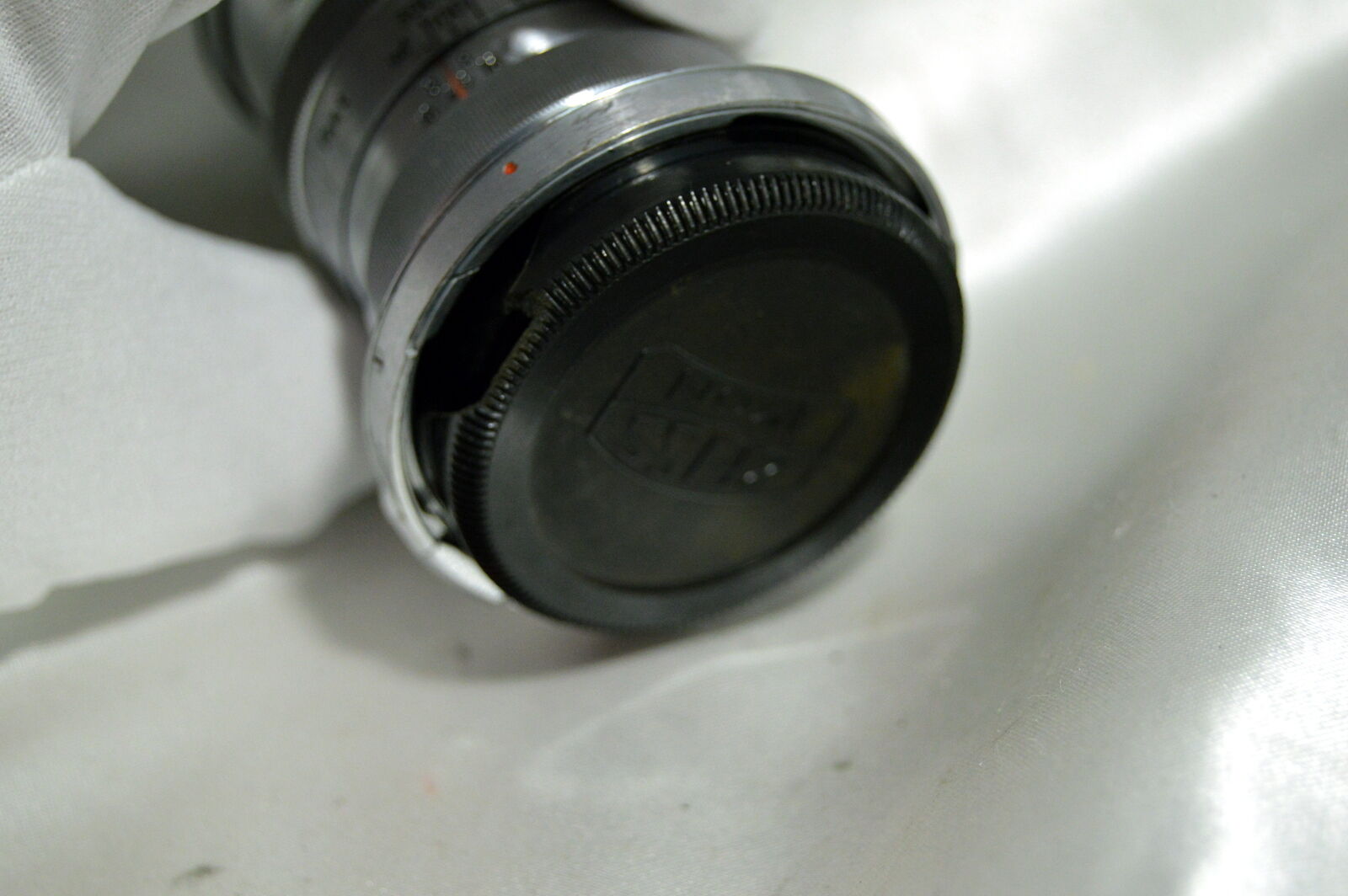 Carl Zeiss Ikon rear lens cap rnagefinder made in Germany 8.5cm 13.5cm - damaged