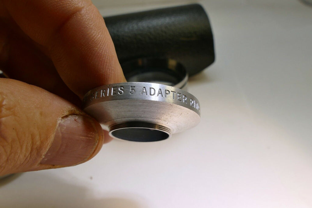 Spiratone AUX WA Lens series 5 V adapters 35mm wide angle Telephoto 11733 23504