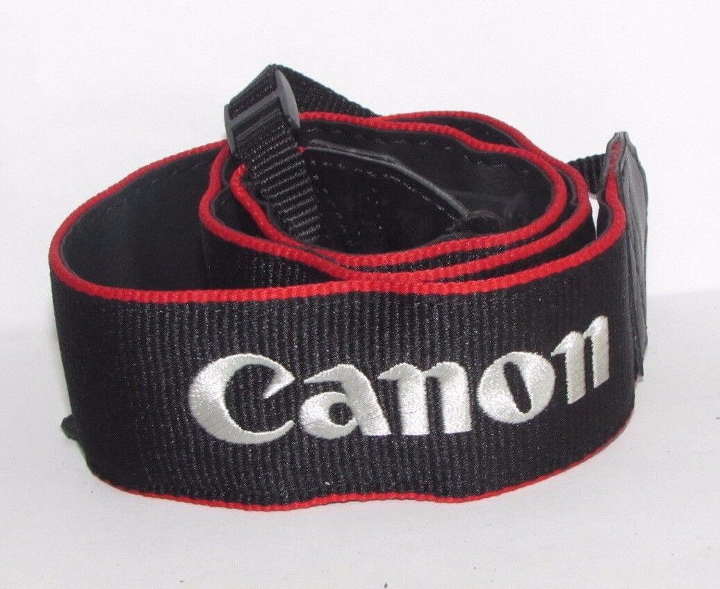 Canon EOS Camera Neck Shoulder Strap Black Red  B10618-25