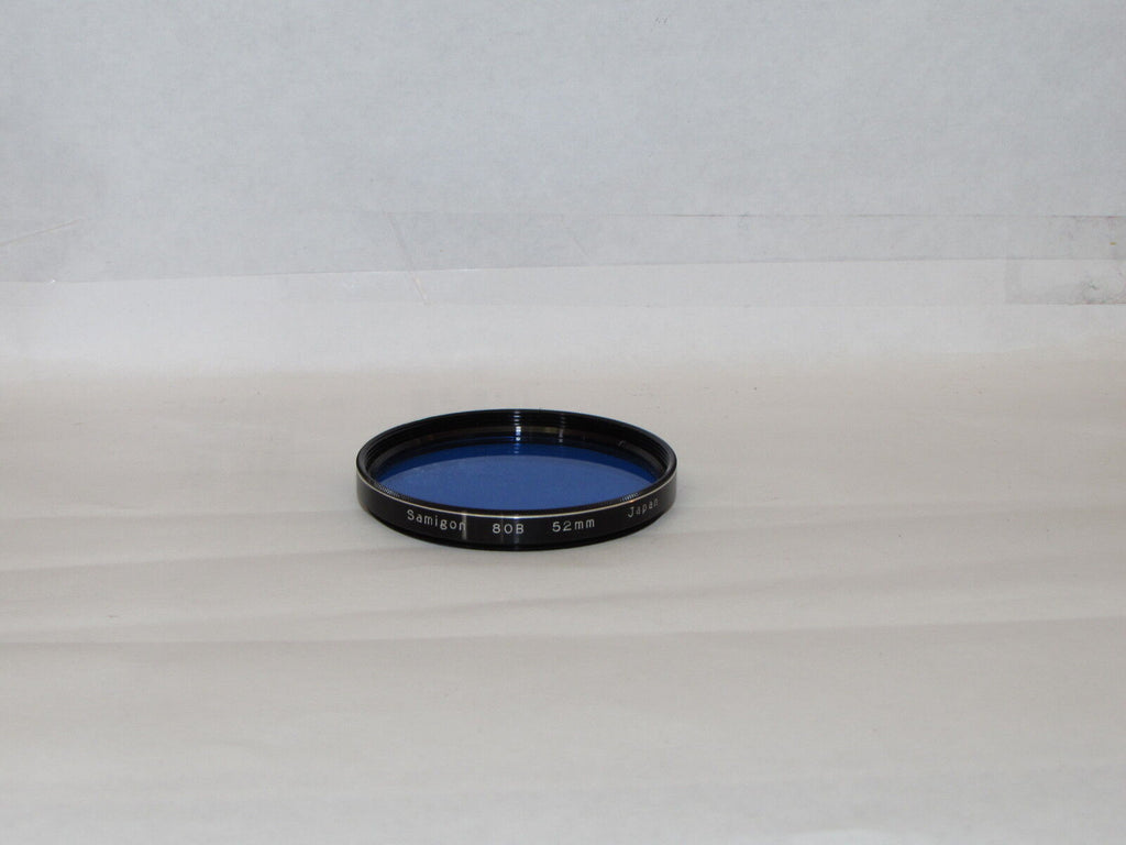 Used Samigon 80B Blue 52mm Lens Filter Made in Japan  O40145