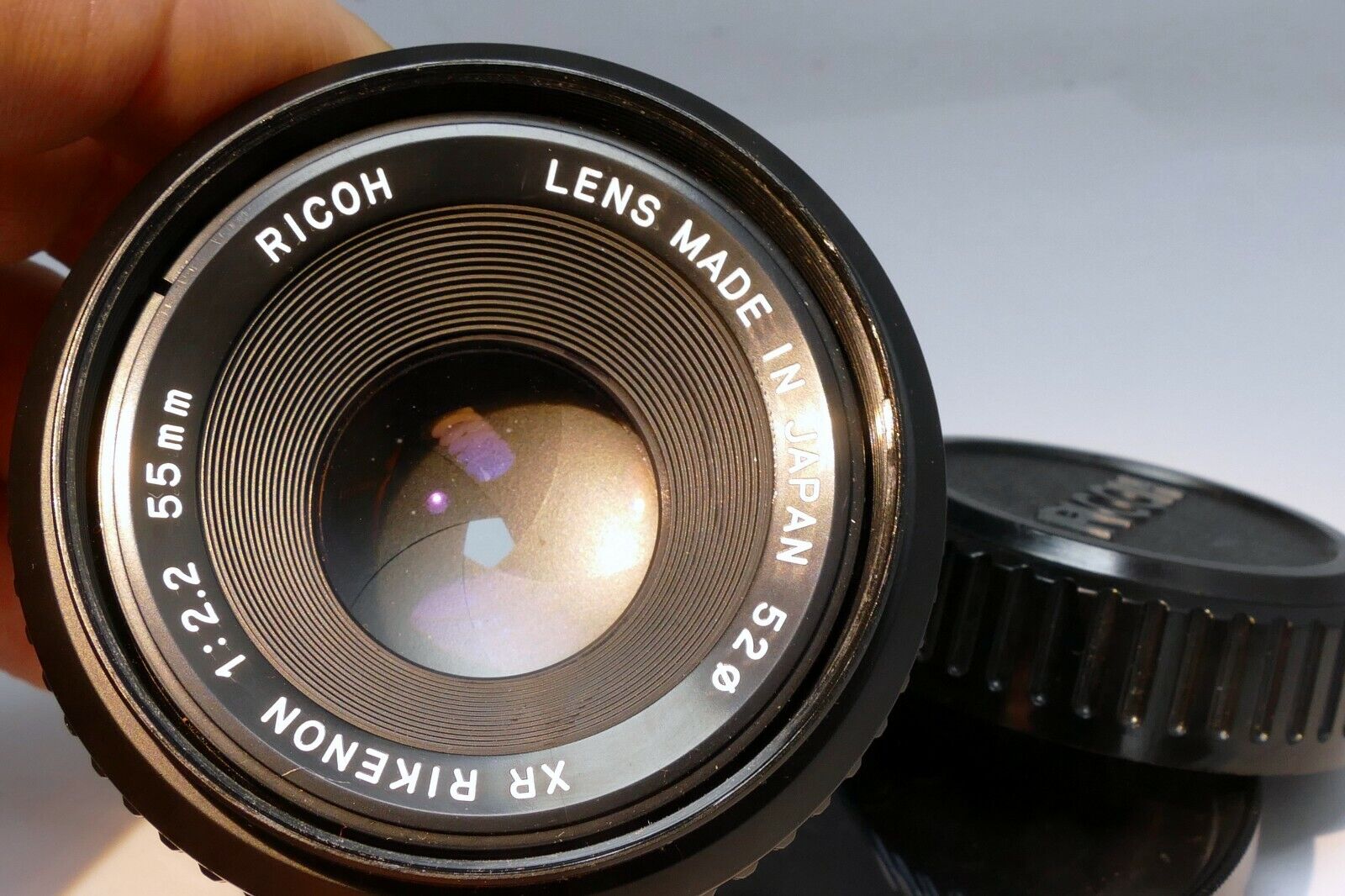 Rikenon 55mm f2.2 XR Rikoh lens for for Pentax K PK mount excellent  condition