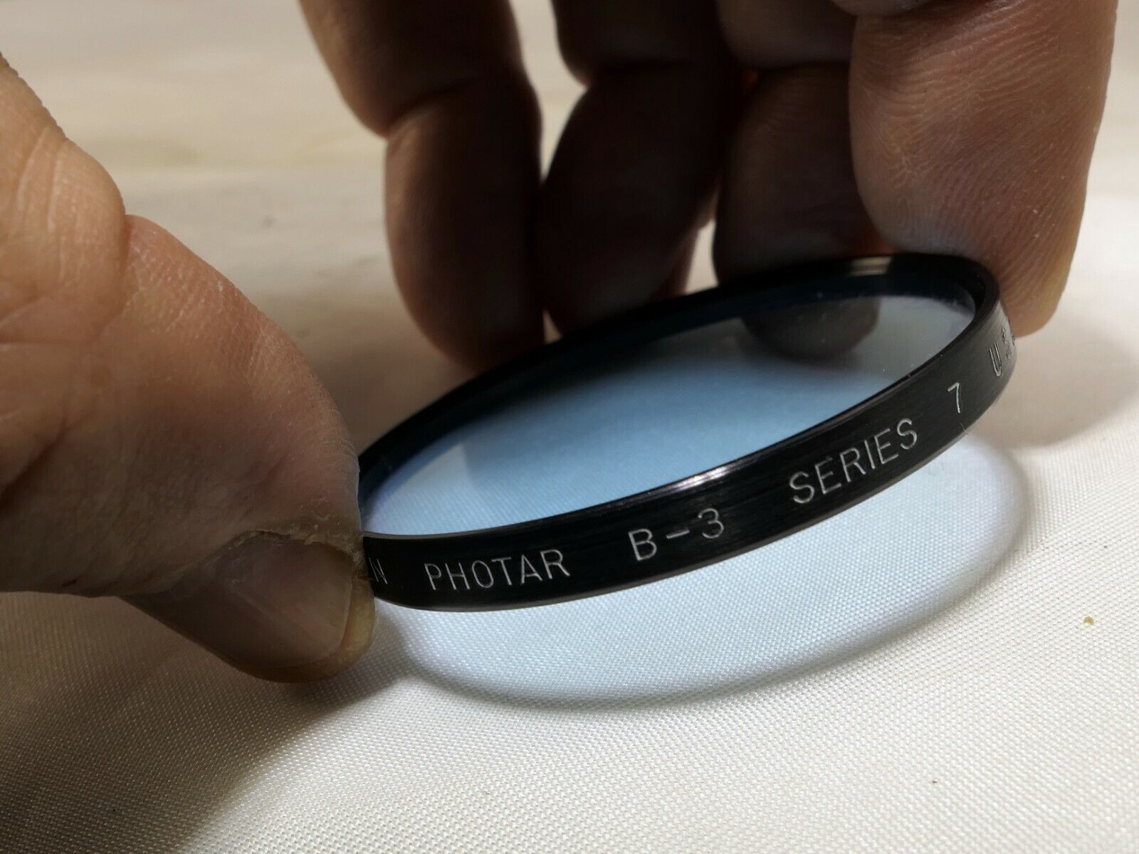 Tiffen Photar B-3 50.5mm OD SERIES 7 VII Filter (drop in type) cooling blue