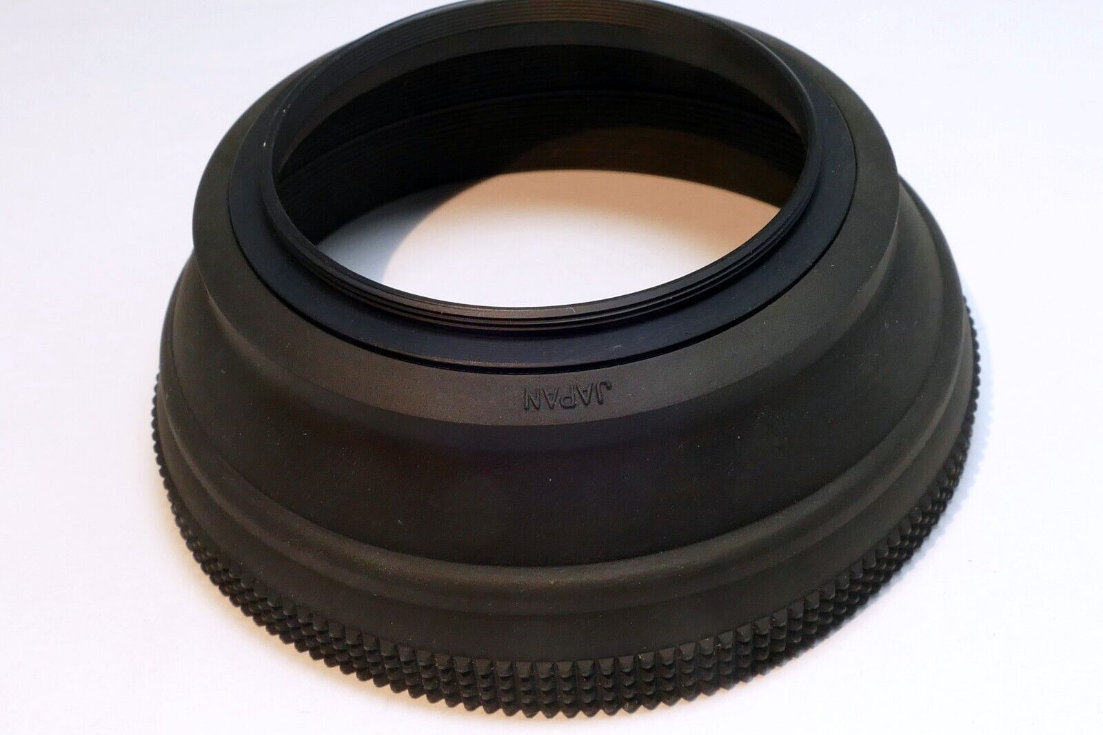 58mm Rubber Lens Hood Shade Double threaded collapsible wide angle