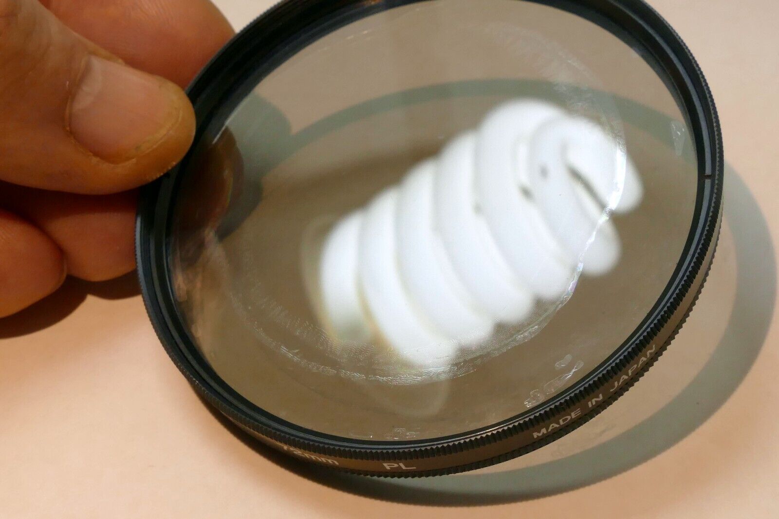 Digital 72mm PL Filter Polarizing Polar - DAMAGED coating, separation for artist