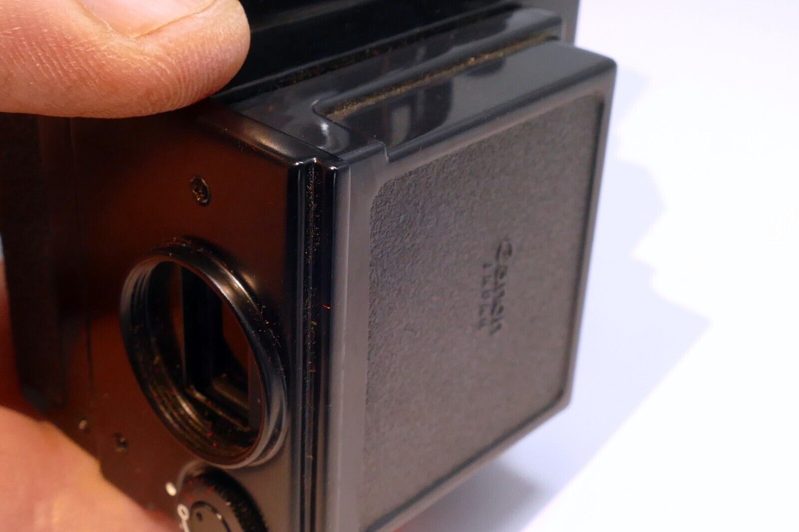 Plastic Dust Cap for Canon F-1 prism booster T eye level - slide on type